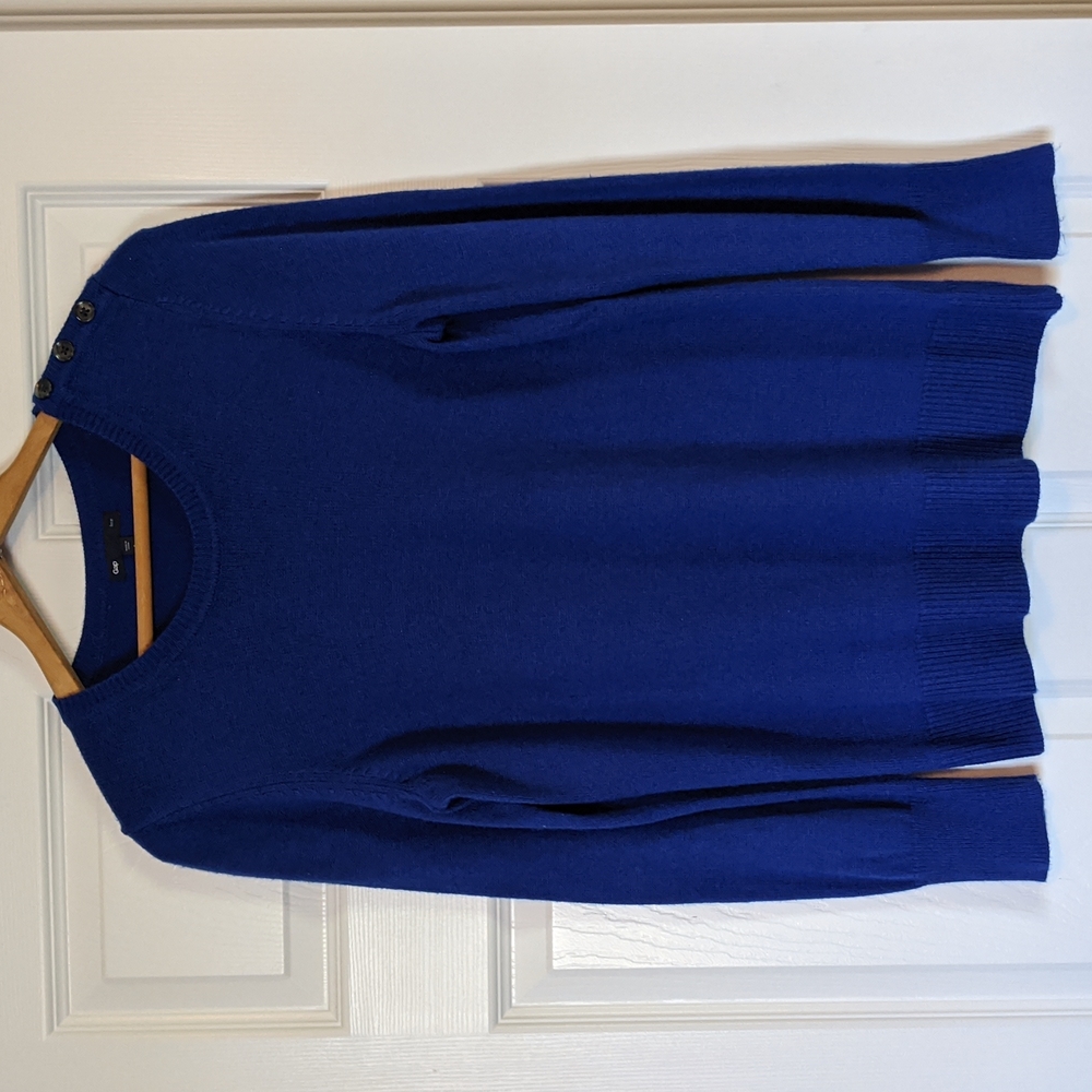 Gap luxe blue sweater size L